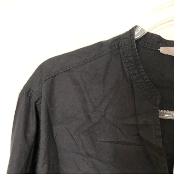 Everlane Silky Cotton Relaxed Shirt Black New 2 - Picture 2 of 7